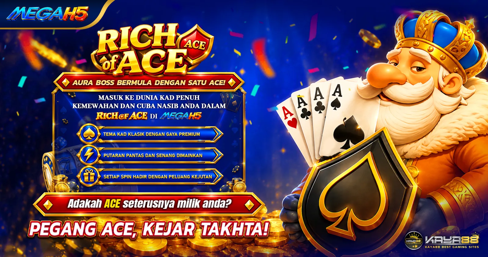 Rich of Ace slot on Mega H5